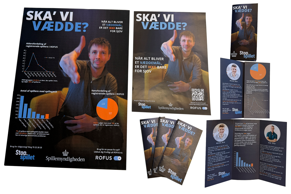 plakat og foler for ska´vi vædde