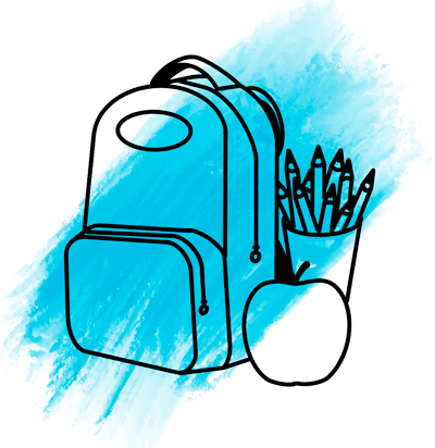 Tengnet grafik af skoleting